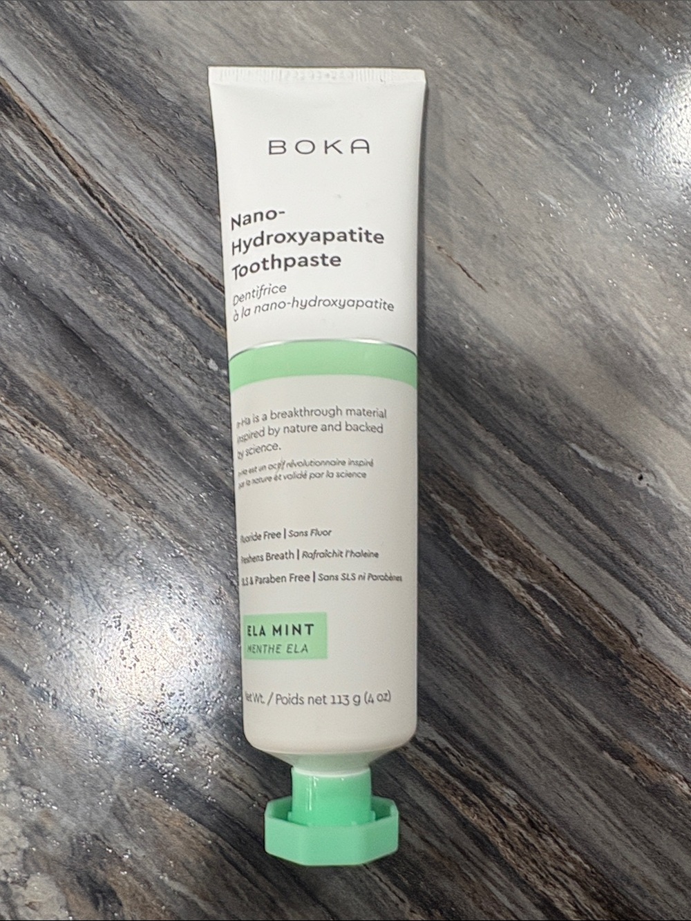 Boka Nano-Hydroxyapatite Toothpaste ELA Mint - White & Mint